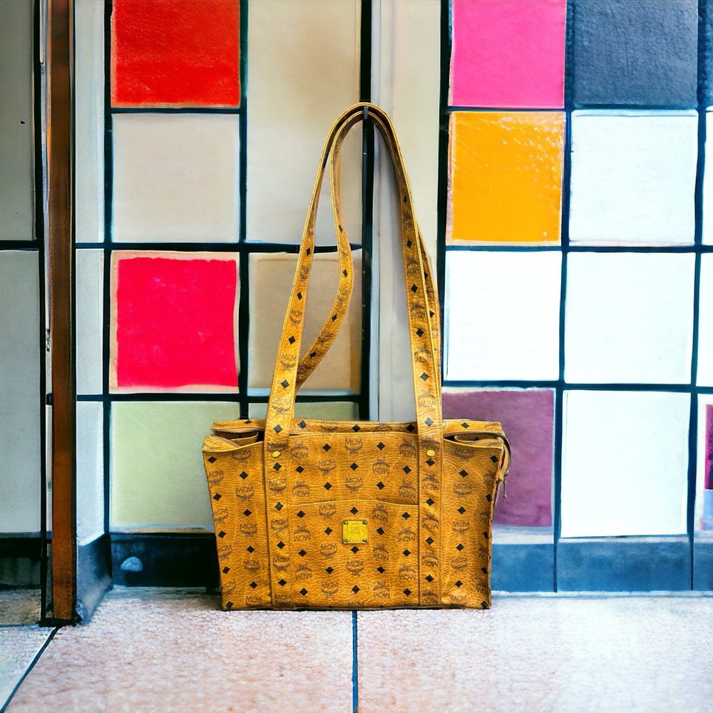 MCM Vintage Visetos Tote Bag